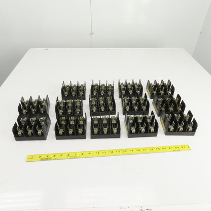 Buss J60030-3C 600V 30A 3 Pole Fuse Holder Lot Of 14