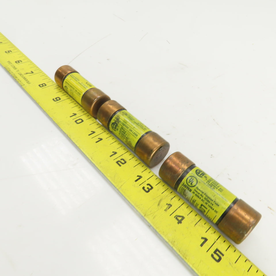 Buss LPJ-6SP 6A 600VAC Low Peak Dual Element Time Delay Fuse Lot Of 3