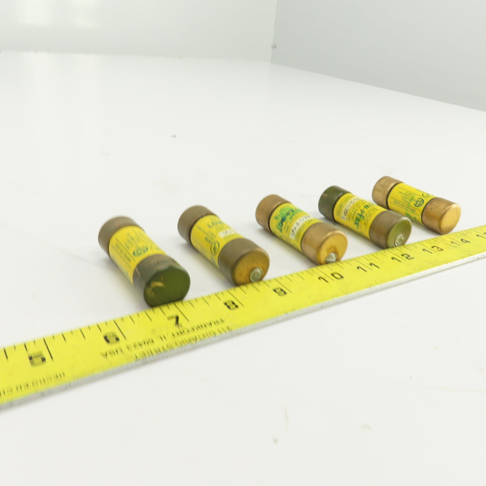 Buss LPJ-2-1/2SP 2-1/2A 600VAC Low Peak Dual Element Time Delay Fuse Lot Of 5