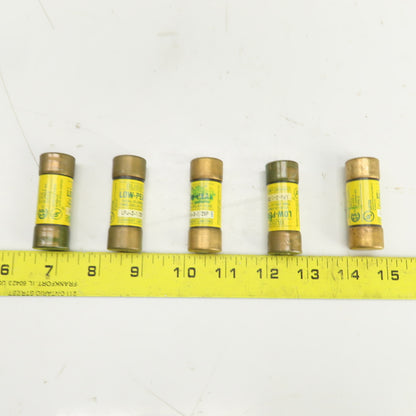 Buss LPJ-2-1/2SP 2-1/2A 600VAC Low Peak Dual Element Time Delay Fuse Lot Of 5