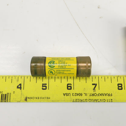 Buss LPJ-2-1/2SP 2-1/2A 600VAC Low Peak Dual Element Time Delay Fuse Lot Of 5