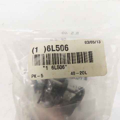 Tsubaki 40-2 Double Strand Roller Chain Offset Connecting Link Lot of 5