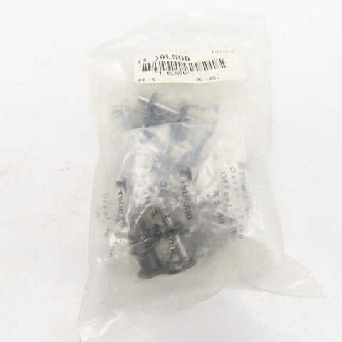 Tsubaki 40-2 Double Strand Roller Chain Offset Connecting Link Lot of 5