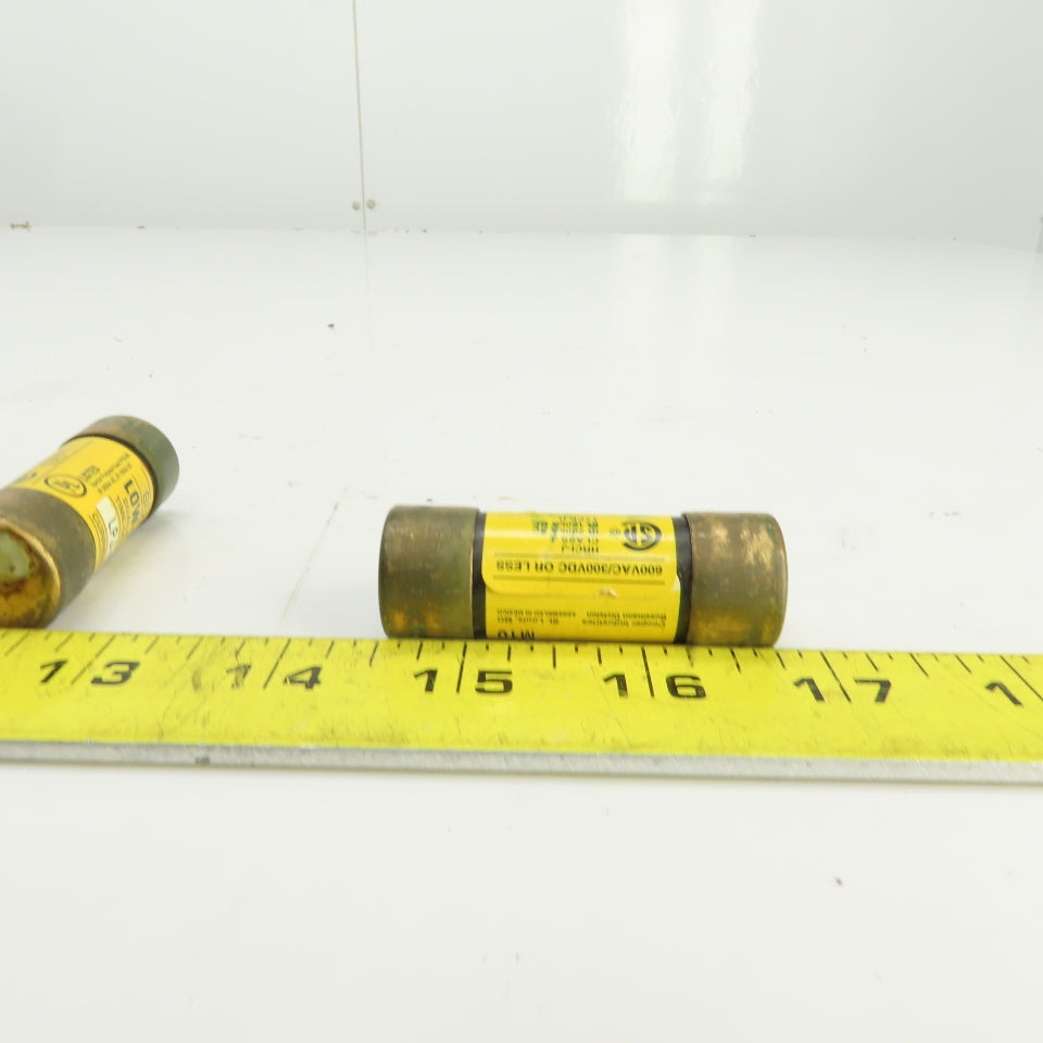 Buss LPJ-5SP 5A 600VAC Low Peak Dual Element Time Delay Fuse Lot Of 5