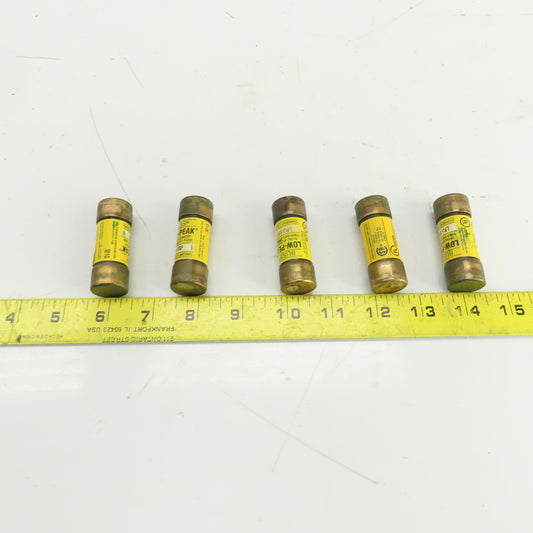 Buss LPJ-5SP 5A 600VAC Low Peak Dual Element Time Delay Fuse Lot Of 5