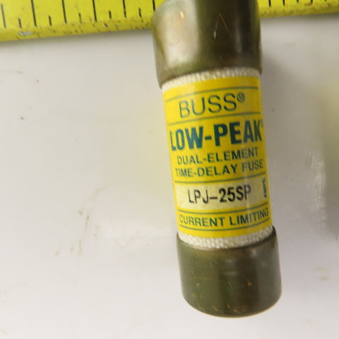 Buss LPJ-2SP 2A 600VAC Low Peak Dual Element Time Delay Fuse Lot Of 9