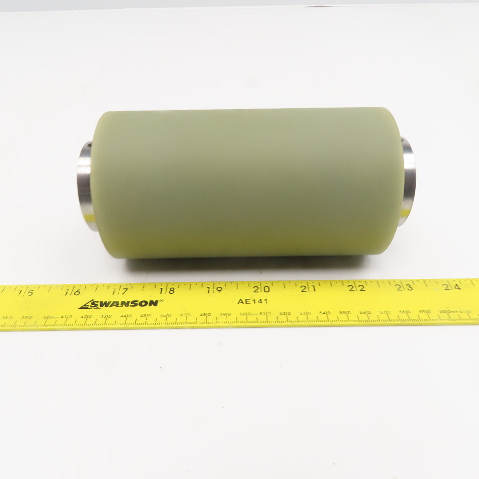 3.200" OD Kastalon Lagging Roller 1" Keyed Bore 11/64" Thick Sleeve 5-3/4" BF