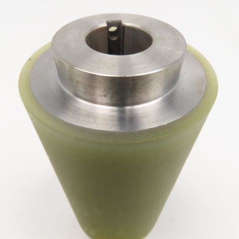 3.200" OD Kastalon Lagging Roller 1" Keyed Bore 11/64" Thick Sleeve 5-3/4" BF