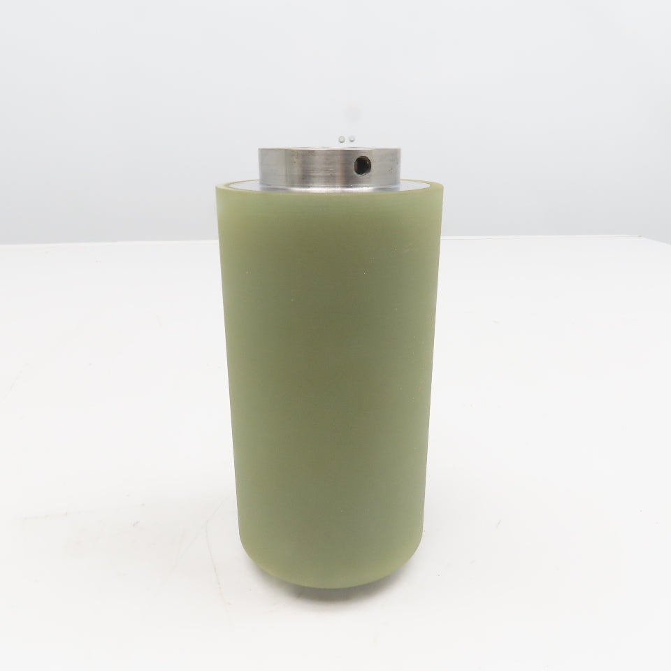 3.200" OD Kastalon Lagging Roller 1" Keyed Bore 11/64" Thick Sleeve 5-3/4" BF