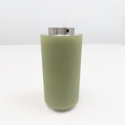 3.200" OD Kastalon Lagging Roller 1" Keyed Bore 11/64" Thick Sleeve 5-3/4" BF