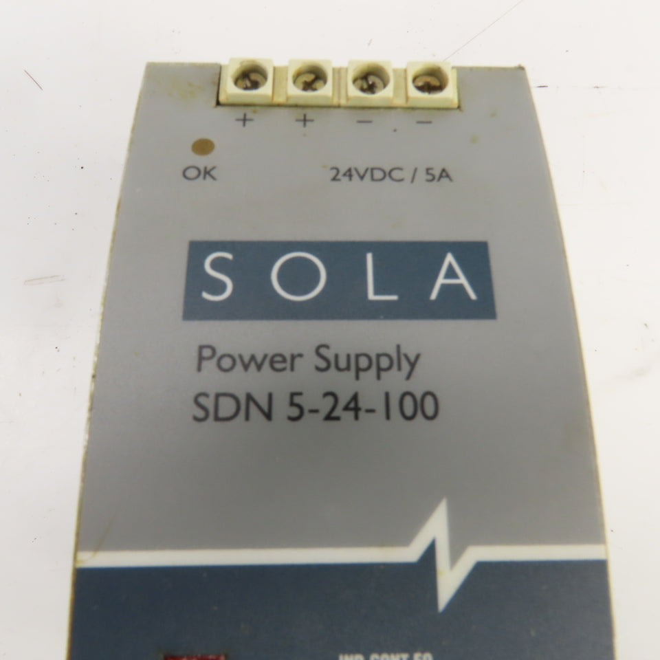 Sola SDN 5-24-100 115/230V Power Supply 24VDC Output