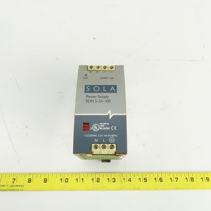 Sola SDN 5-24-100 115/230V Power Supply 24VDC Output