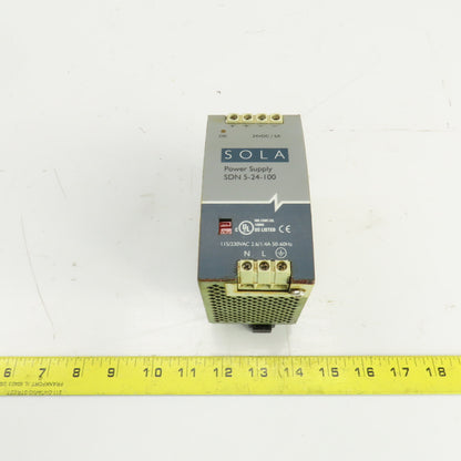 Sola SDN 5-24-100 115/230V Power Supply 24VDC Output