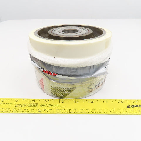 6" OD x 4" Wide  Roller 1-3/16" Bearing Bore 3/8" Thick Sleeve 5-3/4" BF