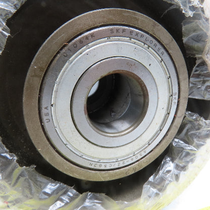 6" OD x 4" Wide  Roller 1-3/16" Bearing Bore 3/8" Thick Sleeve 5-3/4" BF