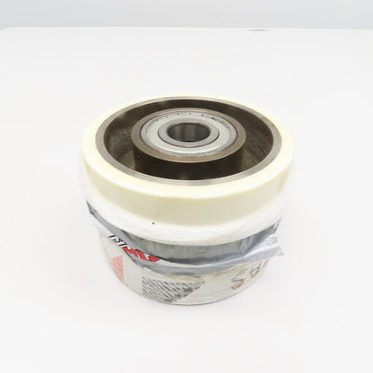 6" OD x 4" Wide  Roller 1-3/16" Bearing Bore 3/8" Thick Sleeve 5-3/4" BF