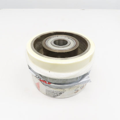 6" OD x 4" Wide  Roller 1-3/16" Bearing Bore 3/8" Thick Sleeve 5-3/4" BF