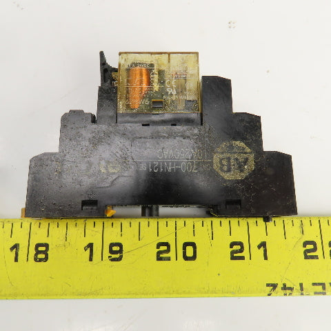 Allen Bradley 700-HK36224 Ser A 24VDC Relay W/Base 700-HN121 250VAC Lot Of 4
