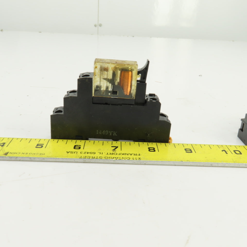 Allen Bradley 700-HK36224 Ser A 24VDC Relay W/Base 700-HN121 250VAC Lot Of 4