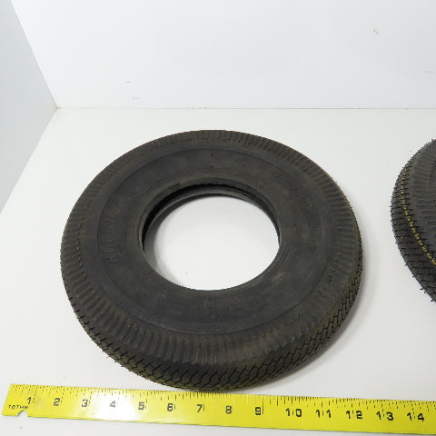 Hi-Run 41P1913 4.10/3.50-6 4 Ply Lawn & Garden Tire 50PSI Lot Of 2