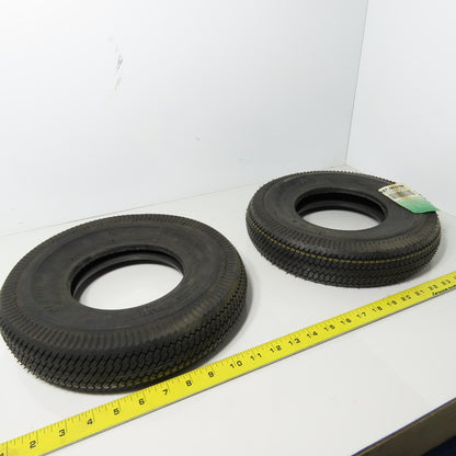 Hi-Run 41P1913 4.10/3.50-6 4 Ply Lawn & Garden Tire 50PSI Lot Of 2