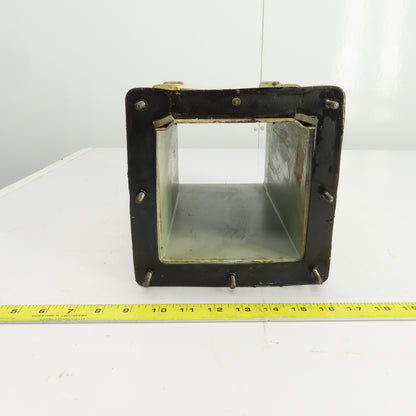 Hoffman F-66LA 6" x 6" Telescope Lay-In Wire Trough W/F-66L06 Flange 7-1/2"