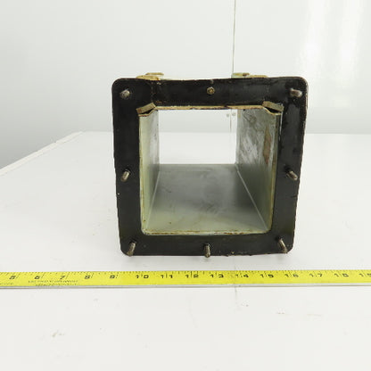 Hoffman F-66LA 6" x 6" Telescope Lay-In Wire Trough W/F-66L06 Flange 7-1/2"