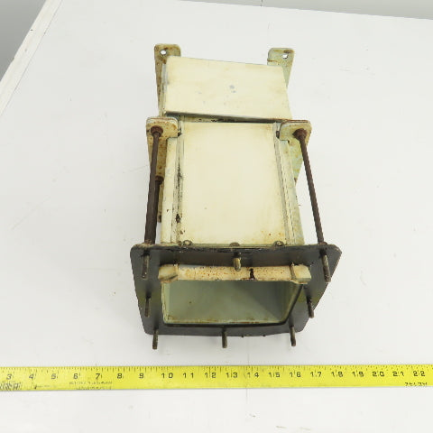 Hoffman F-66LA 6" x 6" Telescope Lay-In Wire Trough W/F-66L06 Flange 7-1/2"