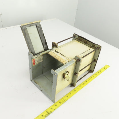 Hoffman F-66LA 6" x 6" Telescope Lay-In Wire Trough W/F-66L06 Flange 7-1/2"