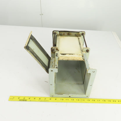 Hoffman F-66LA 6" x 6" Telescope Lay-In Wire Trough W/F-66L06 Flange 7-1/2"