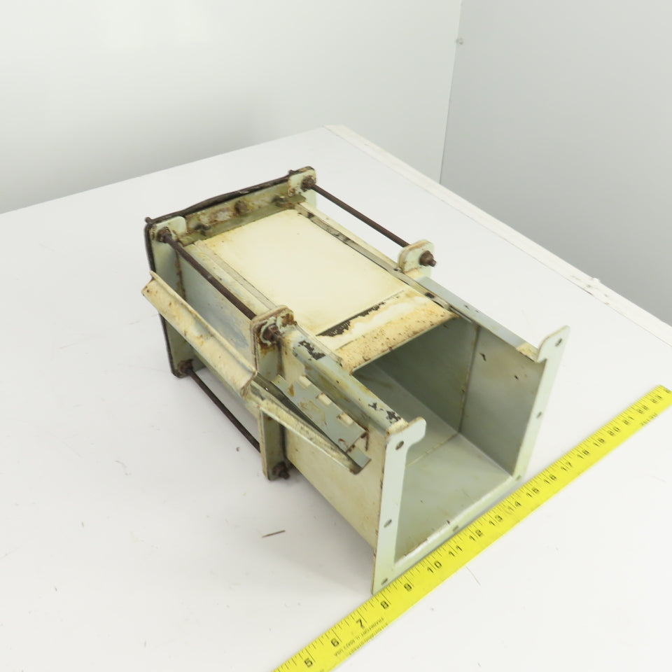 Hoffman F-66LA 6" x 6" Telescope Lay-In Wire Trough W/F-66L06 Flange 7-1/2"