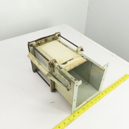 Hoffman F-66LA 6" x 6" Telescope Lay-In Wire Trough W/F-66L06 Flange 7-1/2"
