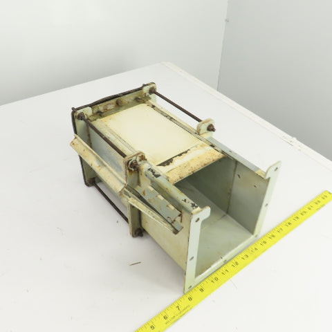 Hoffman F-66LA 6" x 6" Telescope Lay-In Wire Trough W/F-66L06 Flange 7-1/2"
