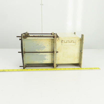 Hoffman F-66LA 6" x 6" Telescope Lay-In Wire Trough W/F-66L06 Flange 7-1/2"