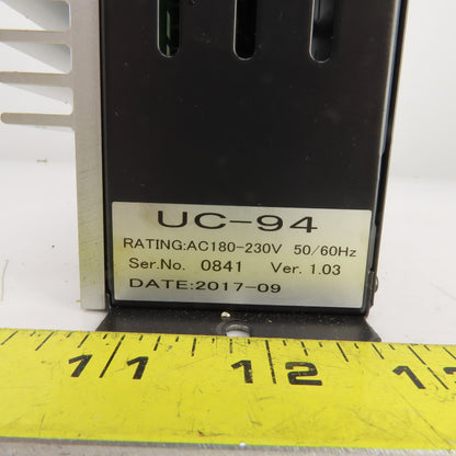 Sugino Machine SSV3-1626 UC-94 Ver 1.03 Inverter Drive 180-230VAC 50/60HZ