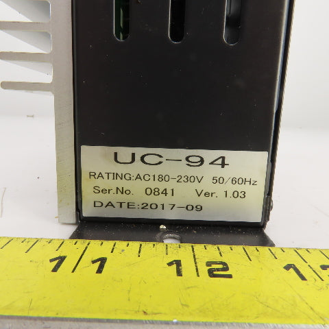 Sugino Machine SSV3-1626 UC-94 Ver 1.03 Inverter Drive 180-230VAC 50/60HZ