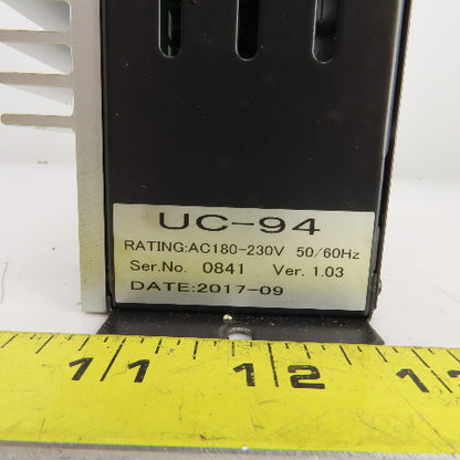 Sugino Machine SSV3-1626 UC-94 Ver 1.03 Inverter Drive 180-230VAC 50/60HZ