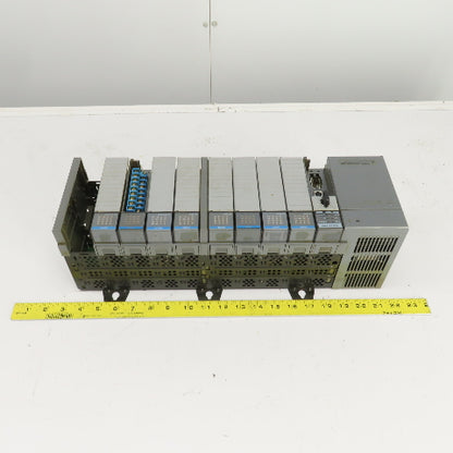 Allen Bradley 1746-P2/1746-A10 PLC Input Output CPU Chassis 10 Slot Rack