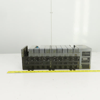 Allen Bradley 1746-P2/1746-A10 PLC Input Output CPU Chassis 10 Slot Rack