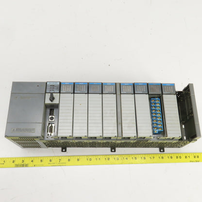 Allen Bradley 1746-P2/1746-A10 PLC Input Output CPU Chassis 10 Slot Rack