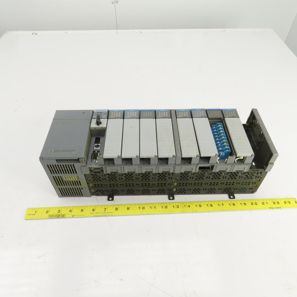 Allen Bradley 1746-P2/1746-A10 PLC Input Output CPU Chassis 10 Slot Rack