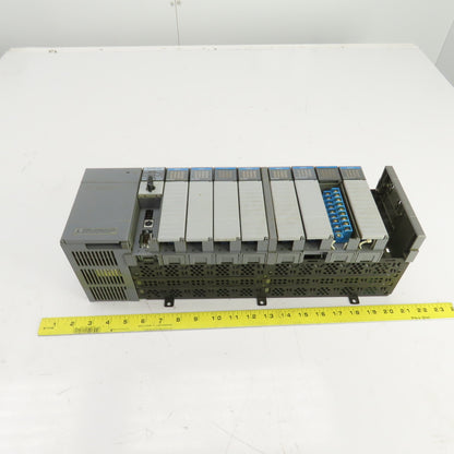 Allen Bradley 1746-P2/1746-A10 PLC Input Output CPU Chassis 10 Slot Rack
