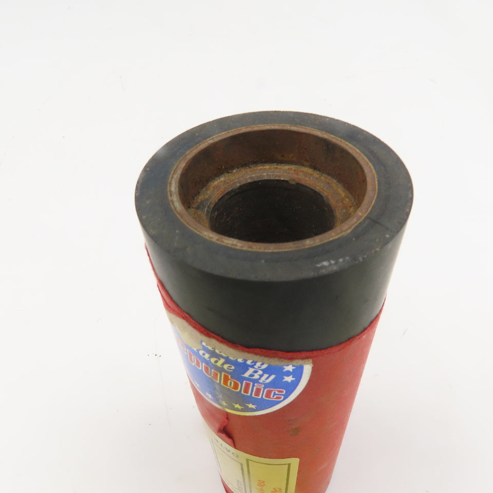 Republic Roller Size 2090 2" x 6" Rubber Lagged Roller 1-3/8" Press Bearing Bore