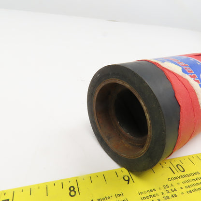 Republic Roller Size 2090 2" x 6" Rubber Lagged Roller 1-3/8" Press Bearing Bore