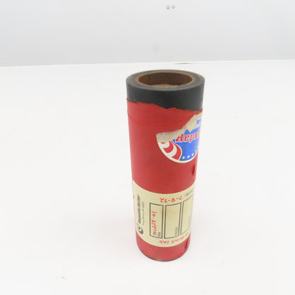 Republic Roller Size 2090 2" x 6" Rubber Lagged Roller 1-3/8" Press Bearing Bore