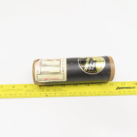 Republic Roller 2.062" x 6" Rubber Lagged Roller 1-3/8" Press Bearing Bore