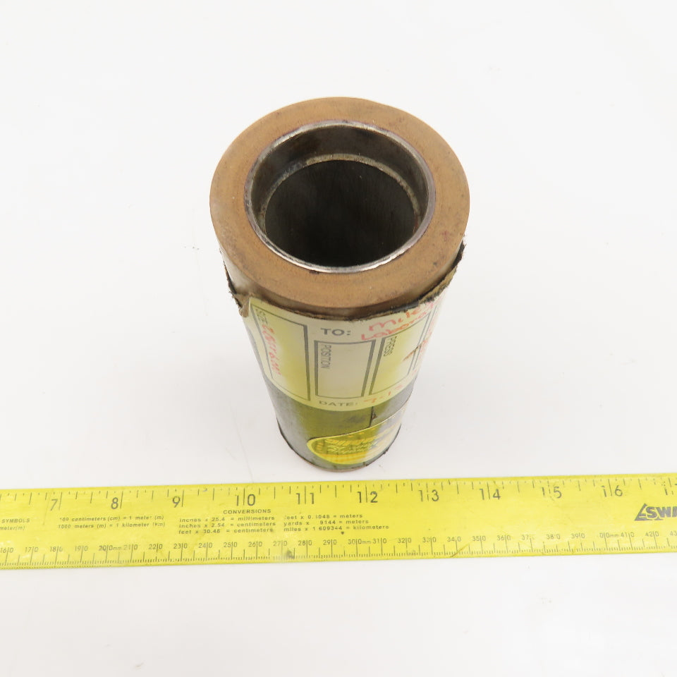 Republic Roller 2.062" x 6" Rubber Lagged Roller 1-3/8" Press Bearing Bore