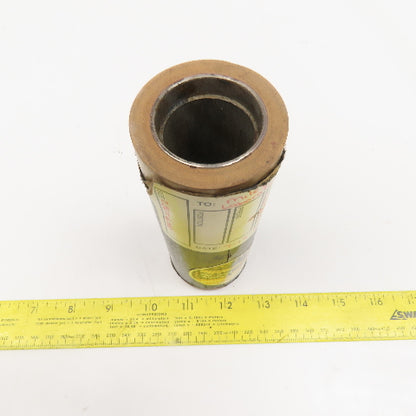 Republic Roller 2.062" x 6" Rubber Lagged Roller 1-3/8" Press Bearing Bore