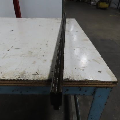 48-1/8" Press Brake 90° Forming V Angle Die Block 1/2" Tang 2-3/8"High  1" Thick