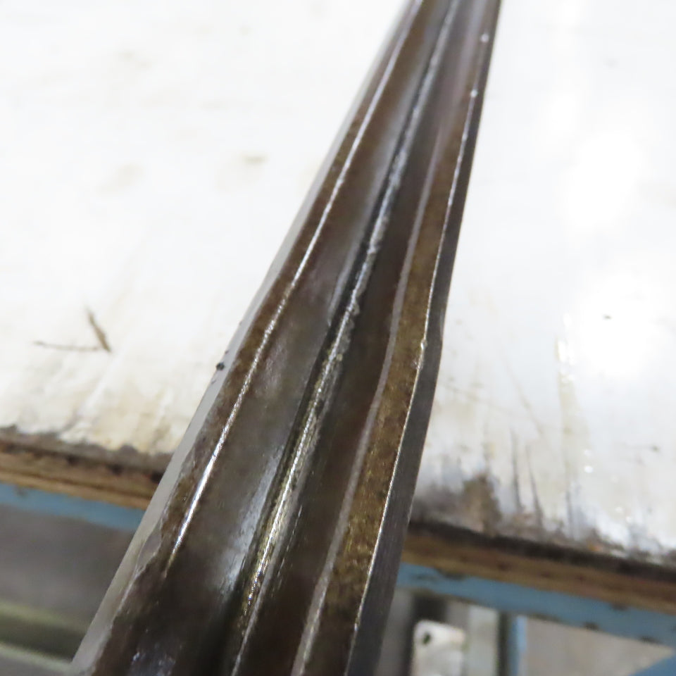 48-1/8" Press Brake 90° Forming V Angle Die Block 1/2" Tang 2-3/8"High  1" Thick